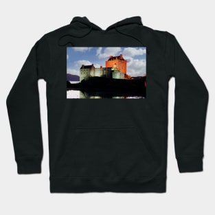 Eilean Donan Castle in the Highlands of Scotland , Eilean Donan Castle is one of the finest Scottish castles Hoodie